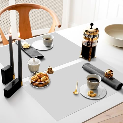 Super Kitchen Extra Large Multipurpose Silicone Nonstick Baking Mat Counter - color: Gray