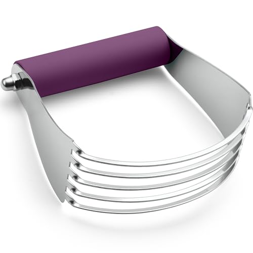 Spring Chef Large Dough Blender For Baking - Durable Pastry Blender, Purple - color: Purple, size: 4" Large