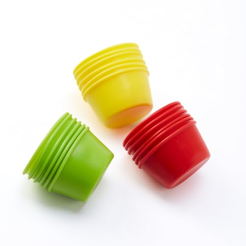 Puto Molder Filipino Silicone Cups, 18-Piece Mini Mold Set