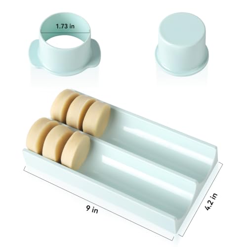 MITCHENIFY Round Cake Pop Mold with Tray, Cake Pop Cutter and Pusher
