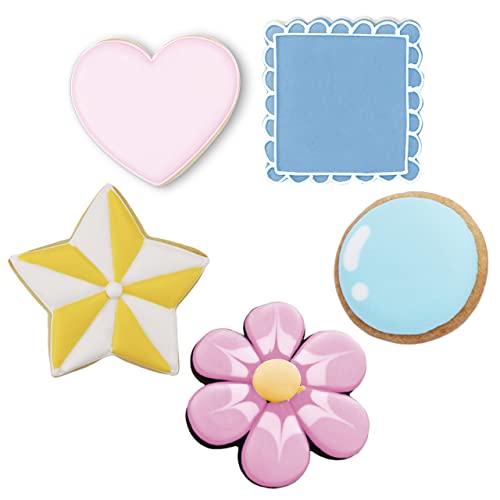 Ann Clark Basic Cookie Cutter Set of 5, Made in USA