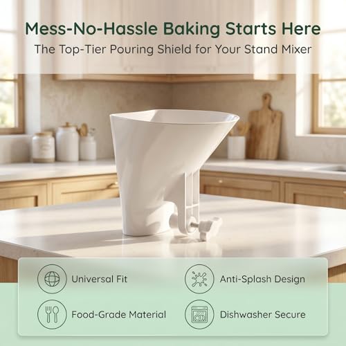 Flour Funnel for Kitchen Aid Accessories and Attachments