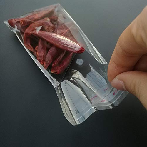 300pcs 3"x5" Clear Resealable Cellophane Bag Self Adhesive Seal - size: 3x5 Inch (Pack of 300)