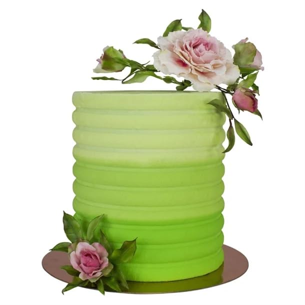 PME Tall Patterned Edge Side Scraper for Cake Decorating - Scallop (PS64) - style: Scallop