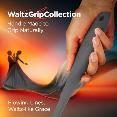 Kitchen Mama WaltzGrip Platinum Silicone Basting Pastry Brush, Metal Gray - color: Metal Gray