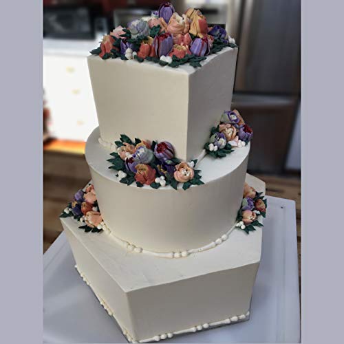 CAKESAFE – 2-5.5” Clear ¼” Acrylic Disks – Perfect Icing Tool to Smooth the Buttercream on Your Cakes - size: 5.5" Set