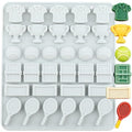 32 Cavity Tennis Theme Silicone Candy Molds