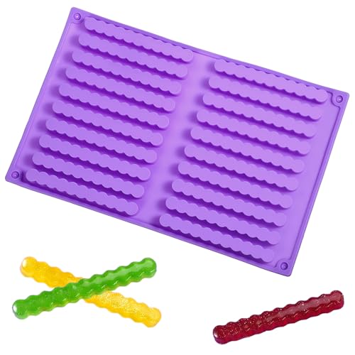 1Pcs Non-stick Pretzel Silicone Mold, Chocolate Silicone Strip Molds
