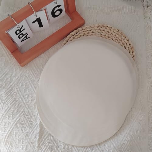 100 Pcs 8" Unbleached Parchment Paper, Burger Patty Paper