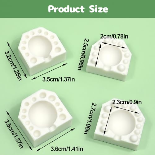 2 Pairs Round Balloon Lollipop Molds Silicone Cake Pop Mold Mini Cake Pop Molds Silicone Lollipop Mold Polymer Clay Molds 3d Fondant Molds Clay Mould Chocolate Candy Fondant Mold Diy Cake Decorations
