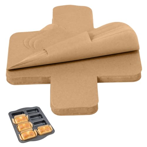 200 Pcs Mini Loaf Pan Liners for Baking Bread Pans 3x2 in Parchment - size: 3.15*2 inch