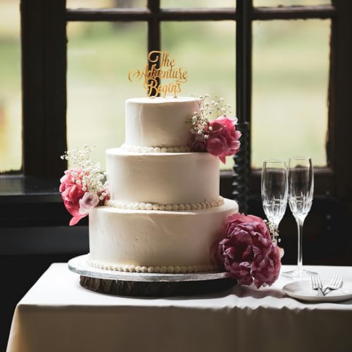 5Pcs 10 Inch Gold Round Cake Boards, 1/2inch Thick Sturdy Cake Drums with Smooth Straight Edges, Waterproof & Oil-Proof (Gold, 10") - color: Gold, size: 10"
