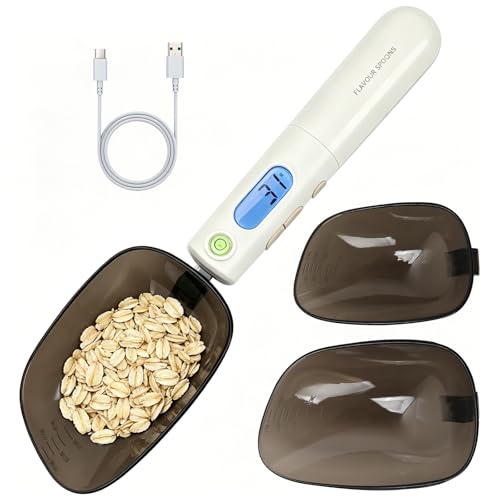 AULEEP Digital Measuring Spoon Scale, 0.1g High Precision Gram Scale