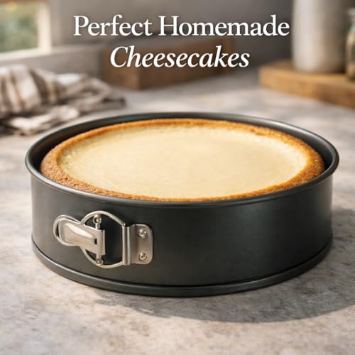 Wee's Beyond Non-Stick Springform Pan 9.5 Inch Cheesecake Pan for Baking – Easy Release Spring Form Pan with Removable Bottom – Durable Cake Pan for Cheesecake, Tortes & Desserts – Easy Clean Bakeware - style: Springform Pan