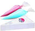 Riccle Disposable Piping Bags 16 Inch - 100 Textured Anti Burst Pastry Bags - Icing Piping Bags for Frosting - Ideal for Cakes and Cookies Decoration - size: 16 Inch