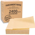 2400 Bulk Sheets Value Pack 8x8 Parchment Paper Squares - color: Brown, size: 8×8 - 2400 Sheets