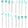 16 Pcs Small Household Cleaning Brushes, Detail Crevice Cleaning Tool