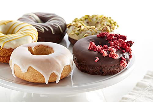 Lékué Platinum Silicone Donut Mold | 6 Non-Stick Holes For Baking - No Grease Needed | Pop-Out Oven Cake Molds | Heat-Resistant, Freezer Safe, Microwave Safe, Dishwasher Safe | Black - color: Black