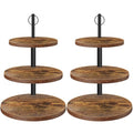 Cupcake Stand, 3 Tier Cake Stand Rustic Dessert Table Display Set, 2 Pack