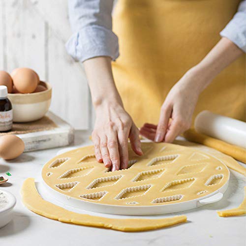 Decora 0215802 Pastry Cutter Grid Patented Design, Made of Plastic, Ideal for Creating Pastry Decoration, Diameter 30 cm, Made in Italy - style: PASTERY