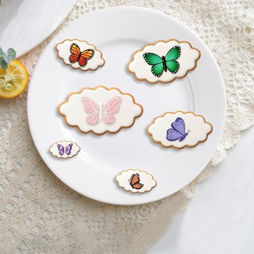 FUSOTO 6PCS Oval Cookie Cutter Set - Oval Shaped, 1.5-4 Inch - color: Ellipse