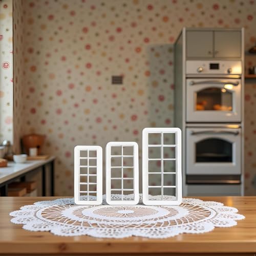 Square Cookie Cutter - Geometric Multicutter-Square Cake Fondant Cutter - 3 Size, Biscuit Cutters, Creative Cake Decorating