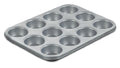 Cuisinart Chef's Classic Nonstick Bakeware 12-Cup Muffin Pan, Silver - color: Muffin Pan, size: 12-Cup