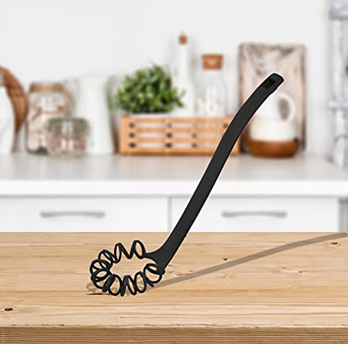 Whisk Mixer Beater (Black Nylon Whipper) - size: Regular Whipper