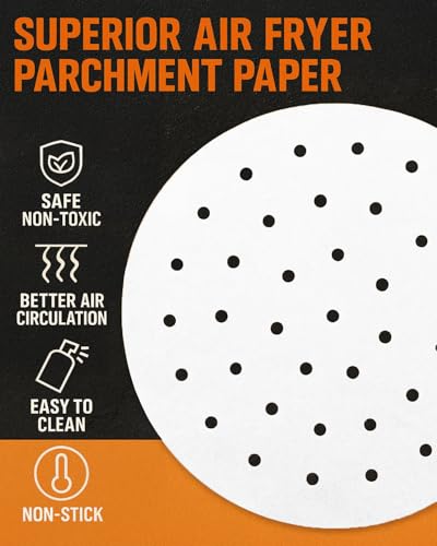 7.5 inch Parchment Paper Rounds Compatible with Instant Pot RIO, Smart, Duo Nova, Duo Evo, Sheets for Baking, For Pressure Cooker, Air Fryers, Springform Pans, Non-Stick Small Pre-Cut Paper Liners - size: Round/7.5inch/Regular