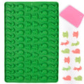 Mini Animal Silicone Molds with Frog, Lizard, and Snail Shapes - color: Frogs Lizards Snails