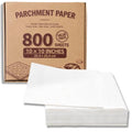 White 10x10 Parchment Squares, 800pcs Air Fryer & Baking - color: White, size: 10×10 - 800 Sheets