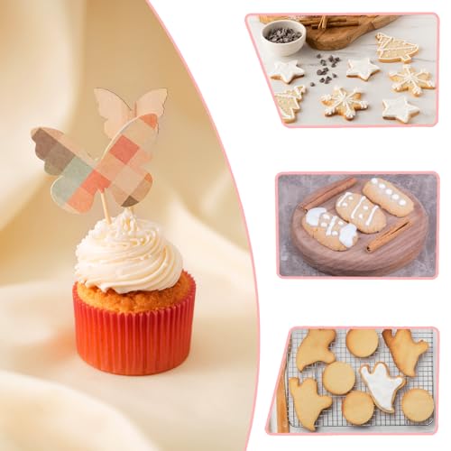 Jeffdad 7 Pcs Round Hole Piping Tips Set, Professional Stainless Steel Cupcake Frosting Nozzles Tool Russian Pastry Icing Dispensers Supplies for Cake Decorating Supplies Baking Set Tools(7PCS)