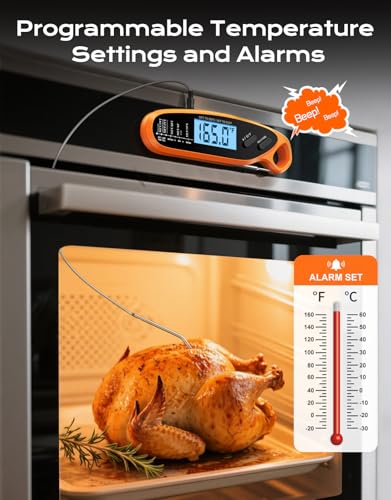 Digital Meat Thermometer for Cooking with Dual Probe
