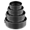 4 PCS Nonstick Springform Cake Pan Set, 4 7 9 10 Inch, Removable Bottom - size: 4+7+9+10 Inch