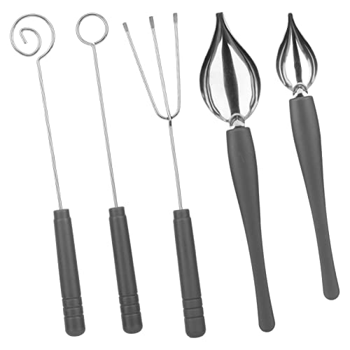 Plating Spoons,5Pcs Culinary Precision Drawing Decor Spoon Set