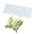 TUKE Silicone Lace Mold Butterfly Pattern Fondant Molds DIY Embossing Mat for Cake Decorating Annimal Design DIY Craft, Chocolate, Resin, Clay, Soap Making (F_ Butterfly) - size: F_ Butterfly