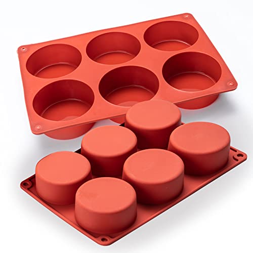 Silicone Egg Molds Frittata Pan, 3 Inch Deep Starbuc Egg Bites Molds Dash Silicone Cups Sous Vide Mold Round Rolls Tray for Breakfast Sandwiches Omelets Dinner Rolls Baking - color: Maroon, size: Round-3pcs