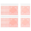 yueton 100PCS Self Sealing Cellophane Cookie Bags Cute Pink Cookie Bags Adorable Resealable Cellophane Bags for Christmas Wedding Gift Giving