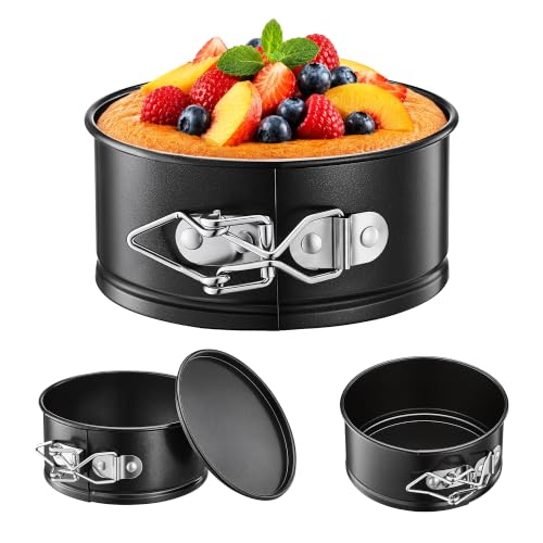4 Inch Mini Springform Pan, Nonstick Small Cheesecake Pan - size: 4 Inch