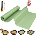 GTJ Silicone Baking Mat Roll, Reusable Baking Sheet Liners, 12 in x 6 ft - color: Matcha Green, size: 72"L x 12"W