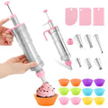 Frosting Piping Kit 24PCS,Cake Decorating Syringe for DIY Dessert Decorate