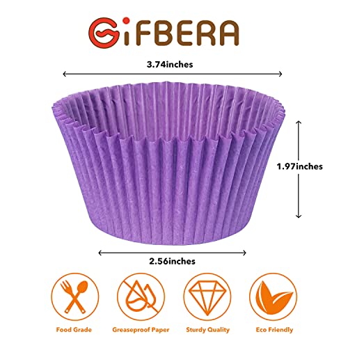 Bright Rainbow Jumbo Cupcake Liners Large Colorful Baking Cups - size: Jumbo Size