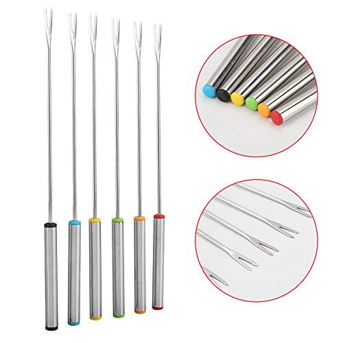 Fondu Fork Set, Fondue Forks, Chocolate Fork Fondue Tools Stainless Steel Fondue Forks, Cheese Fondue Forks Chocolate Dipping Fork for Chocolate Fountain for Cheese Fondue