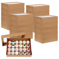 20 Pcs Brown Cupcake Boxes 24 Standard Cupcake, Kraft Paper Bakery Box - color: Brown (20 Pack)