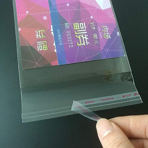 200pcs 4"x12" Clear Resealable Cellophane Bag Self Adhesive - size: 4x12 Inch (Pack of 200)