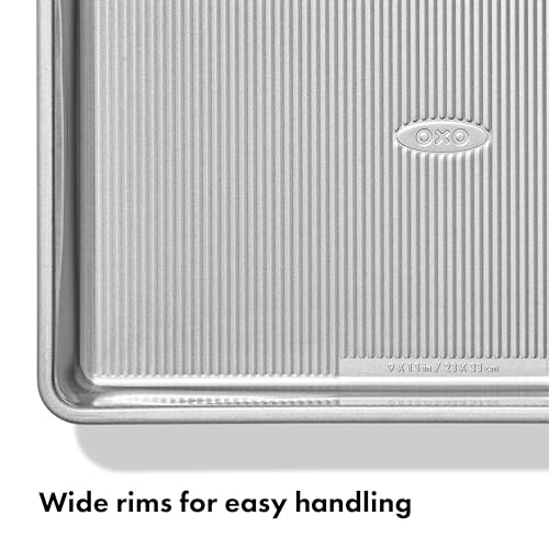 OXO Good Grips Non-Stick Pro Clear Coated Metal Bakeware Cake Pan 9 x 13 in, Baking Sheet - style: 9x13
