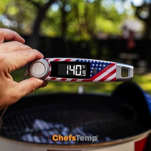 Finaltouch X10 Instant Read Digital Meat Thermometer NSF Certified - color: Patriotic Limited Edition