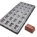 Grainrain polycarbonate chocolate mold polycarbonate chocolate bar mould rectangle envelope diy candy pastry bakeware tools (19329) - color: 10