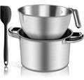 Marsheepy1.8QT Double Boiler Melting Pot with 2.54QT Stainless Steel Pot - size: 2000ML