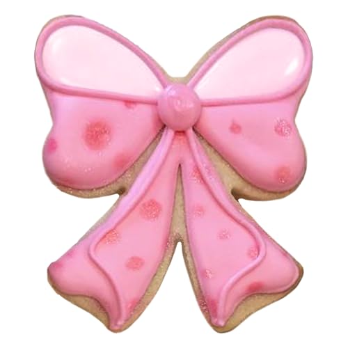 Ann Clark Classic Bow Cookie Cutter, 3-1/2" Made in USA - size: 3-1/2"